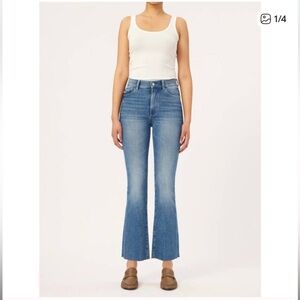DL1961 Bridget Boot High Rise Instasculpt™ Crop Jeans in Island Park Size 32